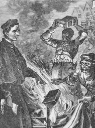 Copies of Tyndale's New Testament were publicly burned by the bishop of London